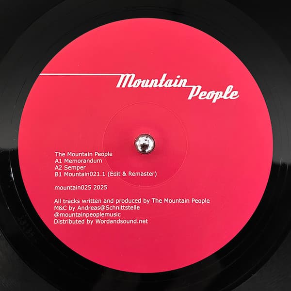 The Mountain People – Memorandum (Vinyl, 2025) – Cover