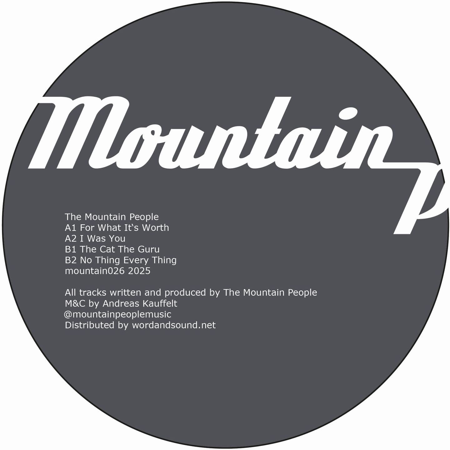The Mountain People – The Cat The Guru (Vinyl, 2025) – Cover